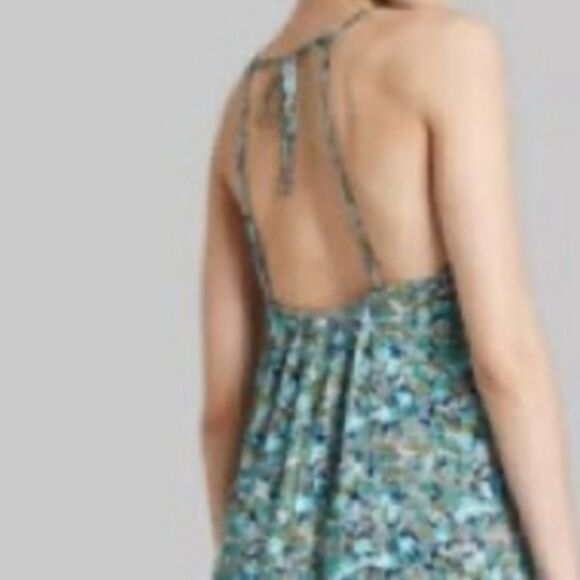 NWT  Wild Fable Women's Spaghetti Straps Fit & Flare  Floral Dress XL - Picture 10 of 15